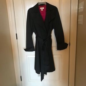Talbots Satin Trench Coat